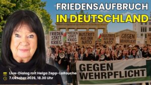 Live-Dialog mit Helga Zepp-LaRouche: Friedensaufbruch in Deutschland